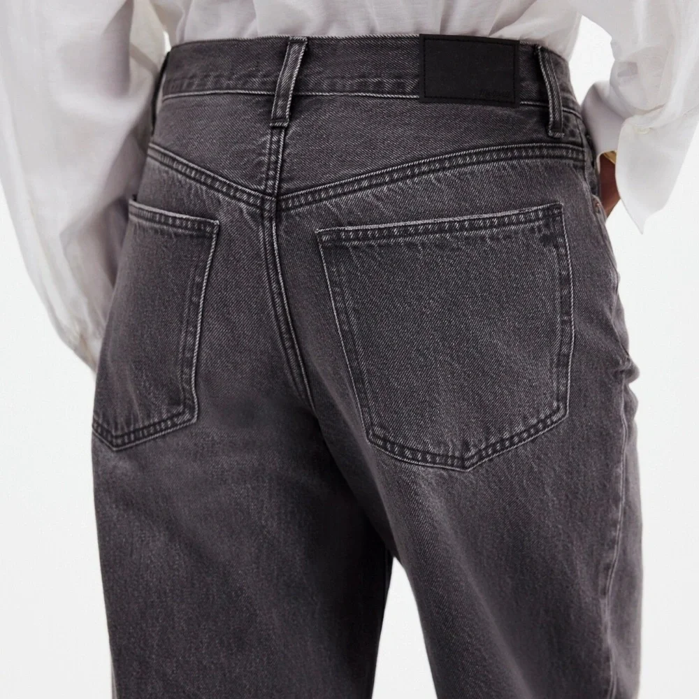 MADEWELL Petite Superwide Leg Jeans In Kingswood Wash - Picture 7 of 10